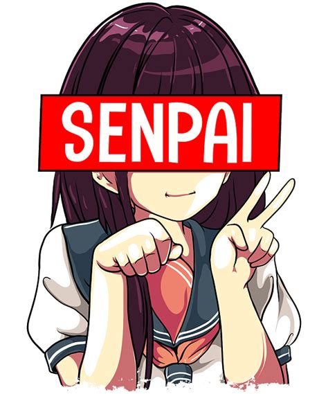 Senpai Anime Girl Japanese Cute Manga Kawaii Spiral Notebook By The