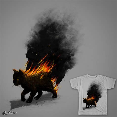 Please join with your main character name :3. Score This Cat Is On Fire! by nicebleed on Threadless