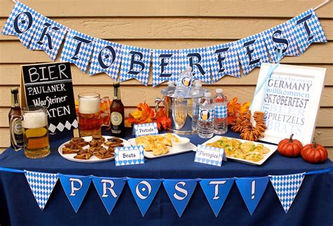 Set your table for a good time with oktoberfest tableware! 5 Inspiring Fall Party Ideas - The Gift Exchange Blog