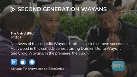 Where To Watch Second Generation Wayans Season 1 Episode 1 Full