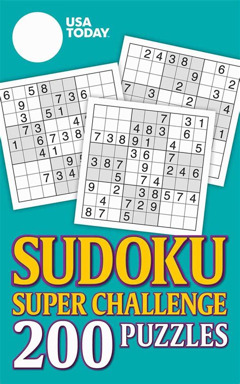 Usa Today Sudoku Super Challenge 200 Puzzles By Usa Today English