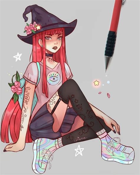 Pin By J On Anime 2 Witch Art Witch Drawing Witch Characters