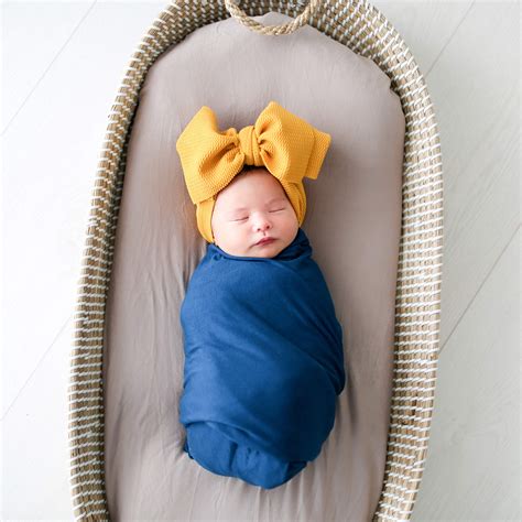 Posh Peanut Baby Boy Swaddle Blanket - Large Premium Knit Viscose from 
