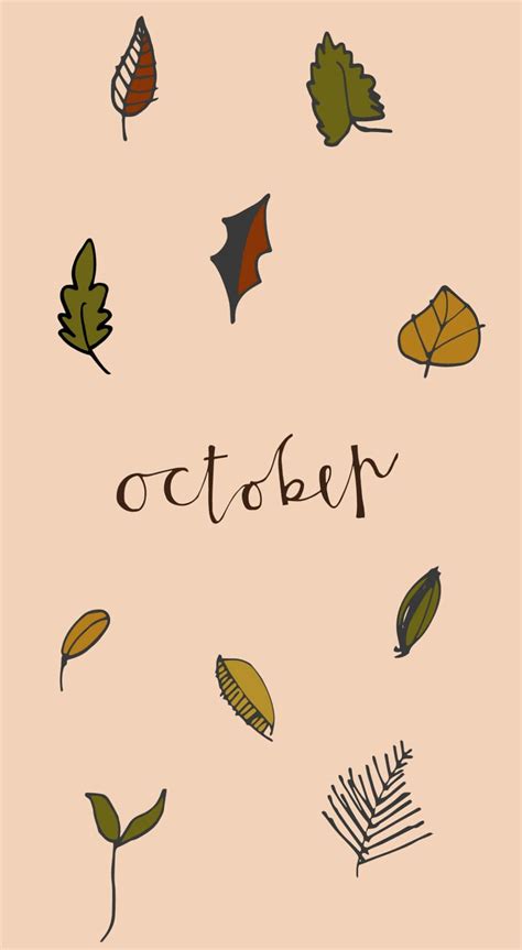 Download October Aesthetic Wallpaper Wallpaper