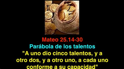 La Parabola De Los Talentos Mateo 2514 30 Versiculo Animado Youtube