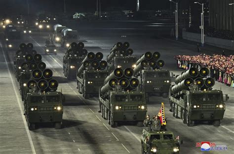 North Korea Holds Nighttime Military Parade After Party Congress The