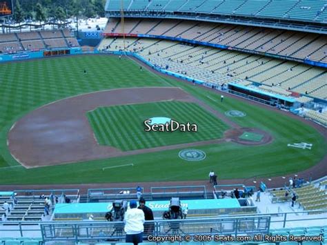 Seat View From Reserve Section 19 At Dodger Stadium Los Angeles Dodgers