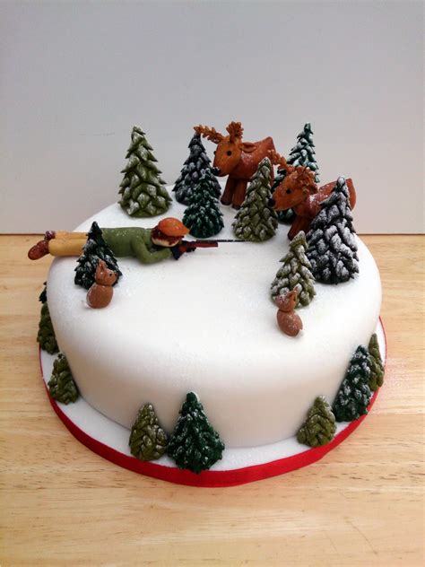 Polish your personal project or design with these christmas cake transparent png images, make it even more personalized and more attractive. Shooting Theme Novelty Christmas Cake « Susie's Cakes