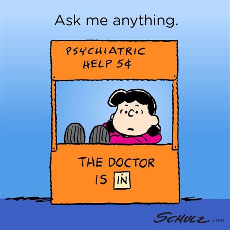 Ask Me Anything Lucy Van Pelt Peanuts Comic Strip Snoopy Comics