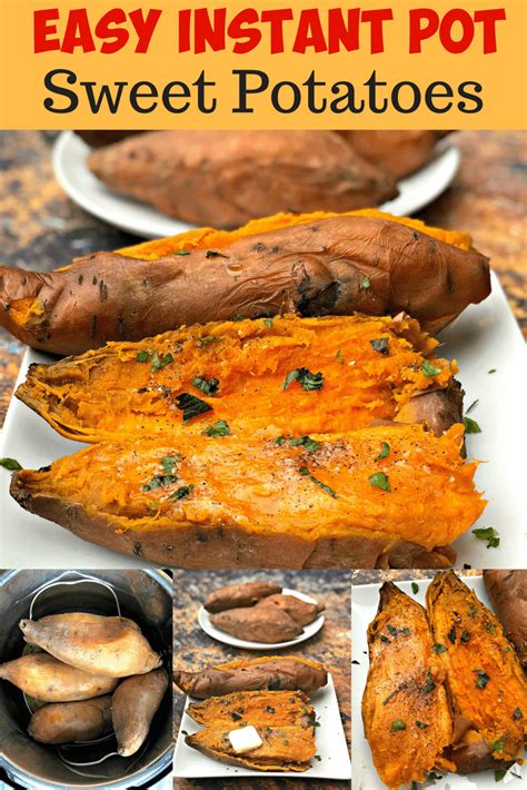 Now you can serve the potatoes with some salt. Easy Instant Pot Sweet Potatoes is a quick Whole 30 ...