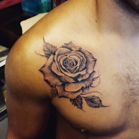 Rose3 Two Roses Tattoo Rose Vine Tattoos Rose Chest Tattoo Flower