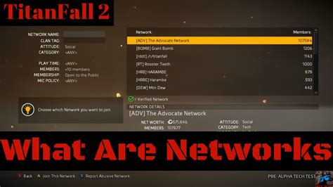 Titanfall 2 What Are Networks Youtube