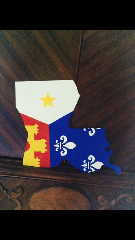 Acadian Louisiana Cajun Flag Art Flag Crafts Flag Art Christmas Cutouts