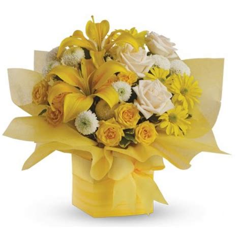 Send Yellow Delight Gw Flower Ts To Dubai With Flowers Dubai