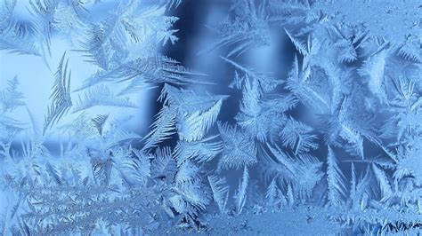 Snowflake Winter Pattern Frost Abstract Backgrounds Cold