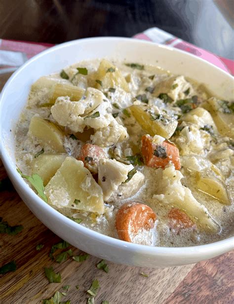 Easy Creamy Chicken Stew Crock Pot Recipe