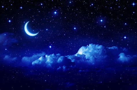 Moon Night Sky Wallpapers On Wallpaperdog