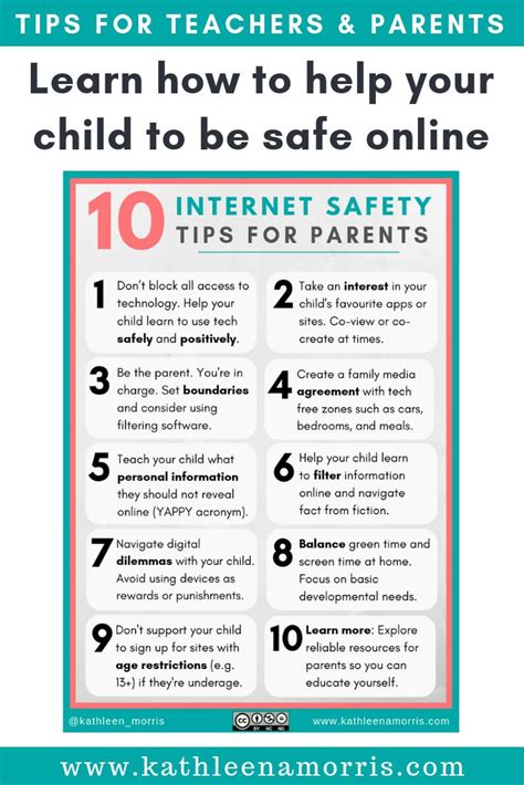 10 Internet Safety Tips For Parents How To Help Your Child To Be Safe