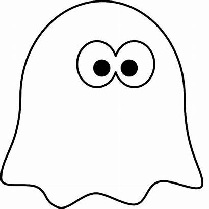 Ghost Coloring Cartoon Pages Halloween Printable Ghosts