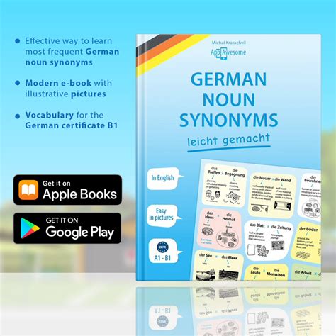 Deutsche Synonyme: Substantive / German noun synonyms - leicht gemacht!