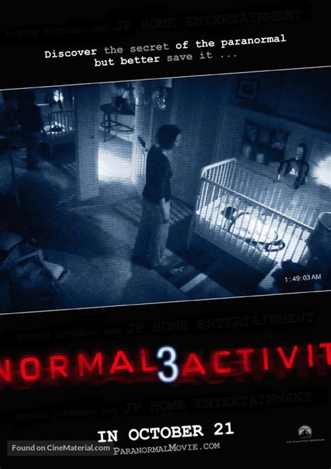 Paranormal Activity 3 2011 Movie Poster