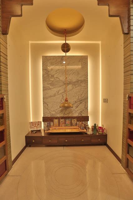 Simple False Ceiling Designs For Pooja Room Shelly Lighting