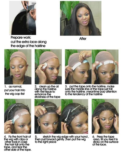 How To Apply For A Lace Front Wig Wigs And Hairpieces