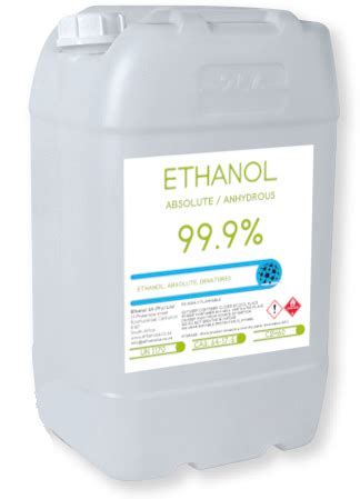 Pure food grade ethanol 200 proof can be used as in many application and uses. 99.9% ethanol absolute anhydrous - synthetic / denatured ...