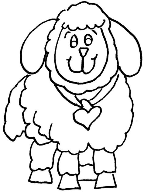 Gambar Mewarnai Domba Untuk Anak Paud Dan Tk