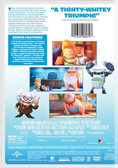 Buy Captain Underpants The First Epic Movie New Artwork Dvd Gruv