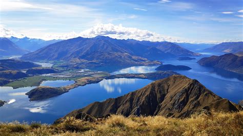 View From Roys Peak New Zealand 4k Wallpaper