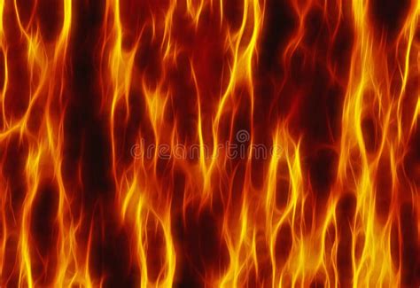 Red Flame Fire Texture Backgrounds Stock Illustration Illustration Of