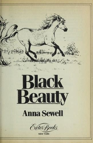 Black Beauty By Anna Sewell Open Library