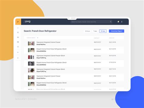 Dashboard Search Result Ui By Nishant Dogra On Dribbble