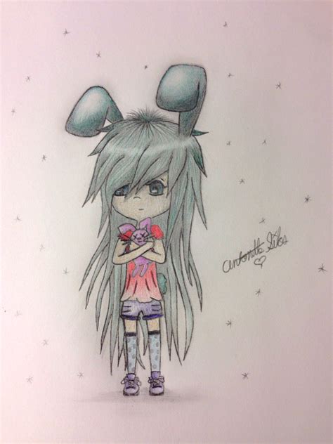 Anime Bunny Girl Cute Drawing Bunny Girl Drawing Drawings