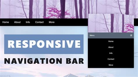 Simple Way To Responsive Navigation Bar Using CSS HTML JQuery