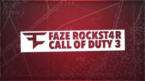 Faze Rockst4r Frequency A Call Of Duty 3 Montage Youtube