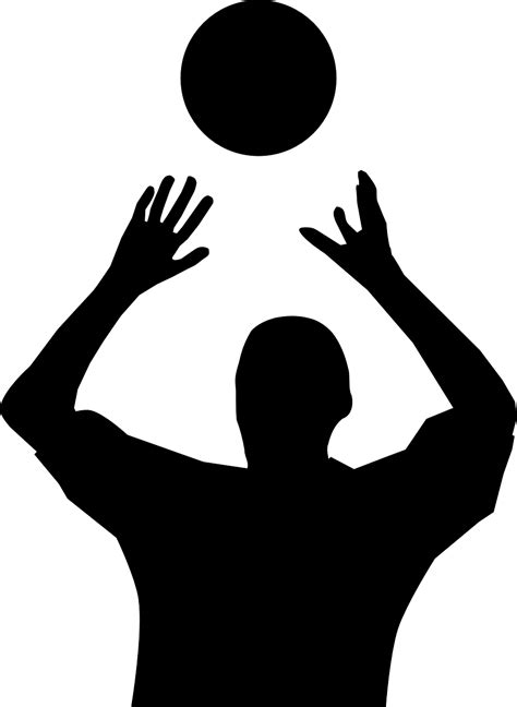Volleyball Player Silhouette Png Picpng