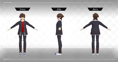 3d Model Highschool Dxd Issei Hyoudou Mmd Model Vr Ar Low Poly Cgtrader