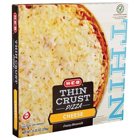 H E B Select Ingredients Thin Crust Cheese Pizza Shop Pizza At H E B