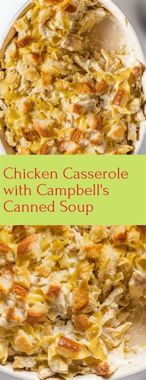 Chicken Casserole With Campbells Canned Soup All Delicious Recipe