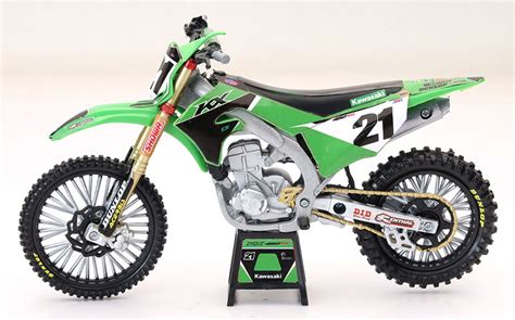 New Ray Toys 2022 Kawasaki Factory Team Kx450f Dirt Bike