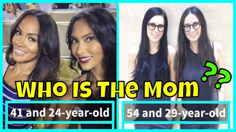 Unbelievable Pics Of Mothers And Daughters Who Look Almost The Same Age Youtube
