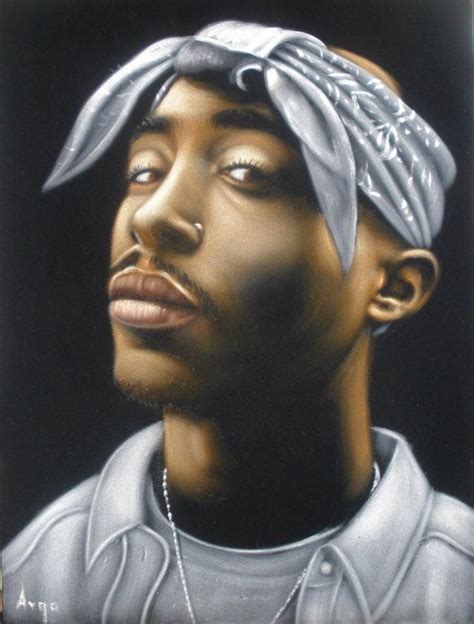 Tupac Shakur 2pac Original Painting Br
