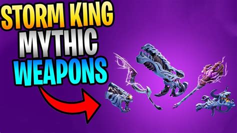 Fortnite All Storm King Mythic Weapons New Heroes Dungeons And How To Get Razer Youtube