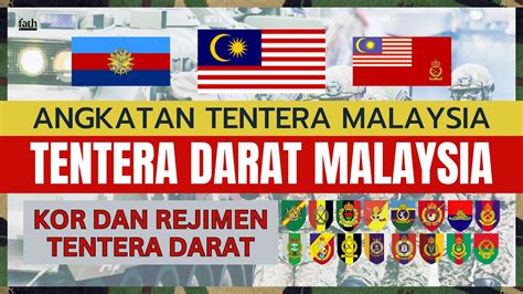 Tentera Darat Malaysia Kor Dan Rejimen Tentera Darat YouTube