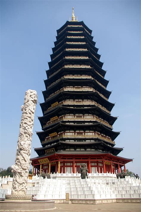 Tianning Pagoda In Changzhou Chine Cette Pagode En Bois Est Maintenant