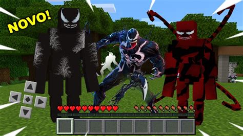 LanÇou Novo Melhor Addons De Venom Com Poderes No Minecraft Pe