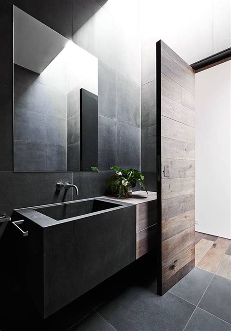 Everyone wants to be surround of comfortable and cozy space, which reflects our essence. 40 black slate bathroom tile ideas and pictures