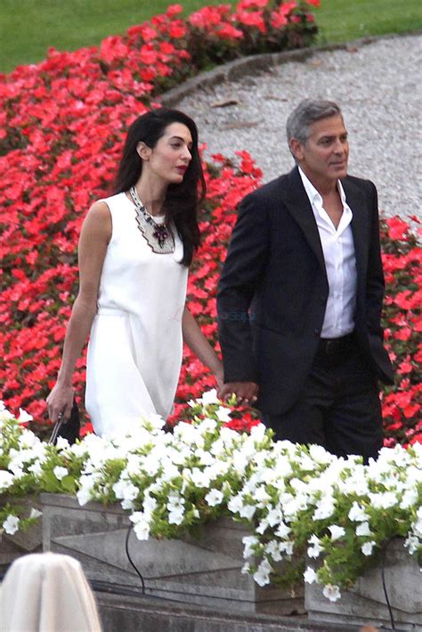 George Clooney And Amal Alamuddin In Como Scouting Wedding Locations